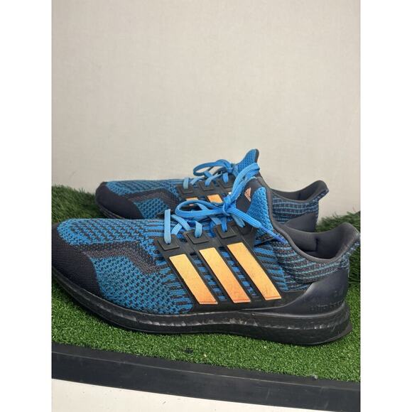 adidas Other - Adidas Ultraboost 5.0 DNA Black Legend Ink Blue Orange Shoes Mens 13 GY7952